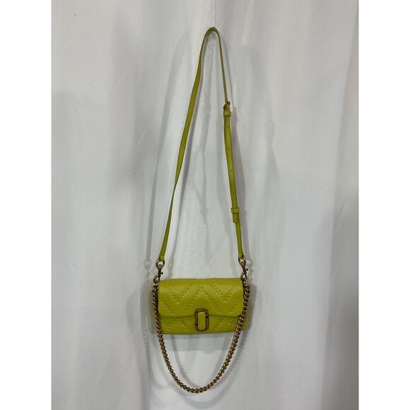 Marc Jacobs 'The Quilted J Marc' Green Leather Mini Bag Size OS - Picture 2 of 4